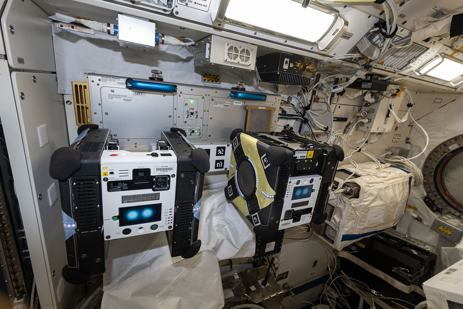 Robotics research platform inside a technical facility